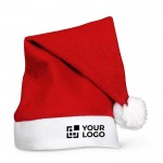 Cappello di Babbo Natale personalizzato vista area di stampa