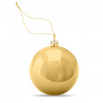 Palla di Natale lucida con un lato piatto per stampa in sublimazione color oro