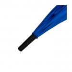 Ombrelli con logo a 8 pannelli color blu terza vista