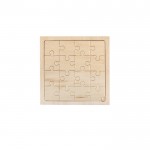 puzzle personalizzati in legno color legno prima vista