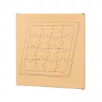 puzzle personalizzati in legno color legno seconda vista