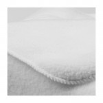 Sciarpa in pile poliestere da 180gr/m²  color bianco prima vista