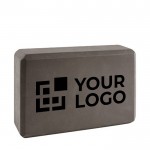Blocco di gomma personalizzabile con logo vista area di stampa