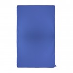 Asciugamani per palestra personalizzati color blu terza vista