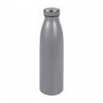 Bottiglia termica con logo color grigio