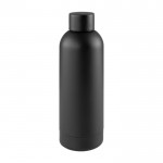 Bottiglia in acciaio dal design impeccabile color nero prima vista