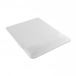 Tappetino per mouse rettangolare con pad ergonomico color bianco seconda vista