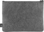 Borsa portadocumenti in feltro di poliestere RPET da 330g/m² color grigio sesta vista
