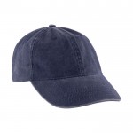 Cappellino casual in 100% cotone con effetto lavato da 260 g/m² color blu mare seconda vista