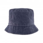Cappello da pescatore casual in cotone con effetto lavato 260 g/m² color blu mare prima vista