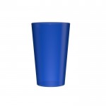 Bicchieri di plastica con logo color blu