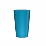 Bicchieri di plastica con logo color turchese