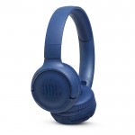 Cuffie wireless con logo color blu
