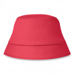 Cappello pubblicitario da spiaggia colore rosso