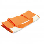 Borsa di tela da personalizzare con logo colore arancione per impresa