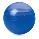 Burrocacao in una sfera per la pubblicità colore azzurro per impresa