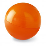 Burrocacao in una sfera per la pubblicità colore arancione