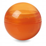 Burrocacao in una sfera per la pubblicità colore arancione per pubblicità