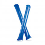Bastoni gonfiabili personalizzati con logo colore azzurro