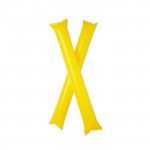 Bastoni gonfiabili personalizzati con logo colore giallo per impresa