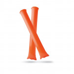 Bastoni gonfiabili personalizzati con logo colore arancione