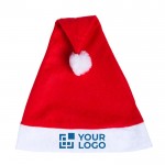 Colorati cappelli di Natale personalizzati vista area di stampa