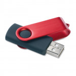chiavette usb promozionali con clip a colori colore rosso