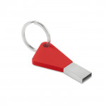 chiavetta usb in silicone personalizzata con logo colore rosso
