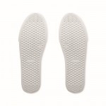 Scarpe da ginnastica bianche con suola in gomma numero 40 color bianco decima vista