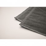 Asciugamano mare SEAQUAL® materiali riciclati 500 g/m² 70x140 cm color grigio quinta vista fotografica