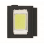 Mini lanterna portatile ricaricabile con 6 livelli d'illuminazione COB color nero settima vista