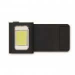 Mini lanterna portatile ricaricabile con 6 livelli d'illuminazione COB color nero ottava vista