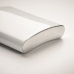 Fiaschette personalizzate in acciaio inossidabile riciclato da 190 ml color bianco vista fotografica