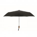 Ombrello pieghevole antivento da 21'' in poli cotone 190T Ø99cm color nero