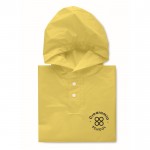Impermeabile per bambini in PEVA con cappuccio e 2 bottoni di chiusura color giallo vista principale