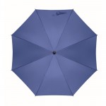 Ombrello antivento da 23'' con apertura automatica e tela in pongee color blu reale quinta vista