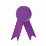 Spilla con coccarda disponibile in vari colori color viola