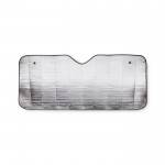 Parasole pieghevole per auto con schiuma interna da 2mm color argento opaco seconda vista