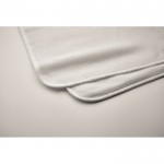 Asciugamano bianco in cotone con cappuccio per bambini 300 g/m² color bianco quarta vista fotografica
