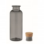 Bottiglietta Tritan Renew™ con tappo rotondo in sughero da 500 ml color grigio trasparente terza vista