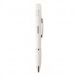 Penna promozionale con spray color bianco quinta vista