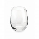 Bicchieri con logo in vetro color transparente