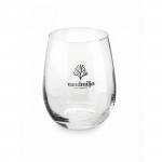 Bicchieri con logo in vetro color transparente con logo