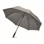 Stampa su ombrelli il tuo logo color grigio terza vista