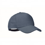 Cappelli baseball personalizzati in canapa color blu