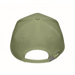Cappelli baseball personalizzati in canapa color verde quinta vista