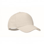 Cappelli baseball personalizzati in canapa color beige