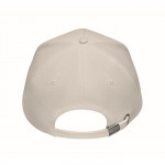 Cappelli baseball personalizzati in canapa color beige quinta vista