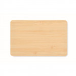 Tessere personalizzate RFID in legno color legno terza vista
