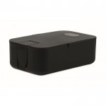 Lunch box personalizzati con supporto per telefono colore nero